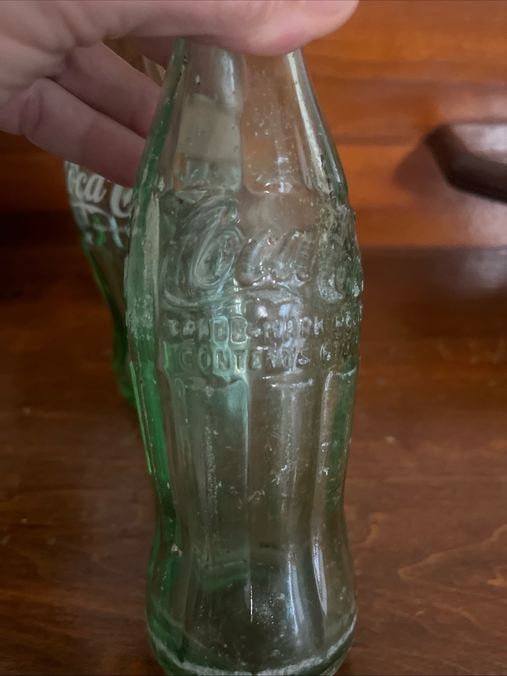 2 Vintage Coca-Cola Bottles 6 1/2 Fluid Oz Size. - Picture 2 of 7